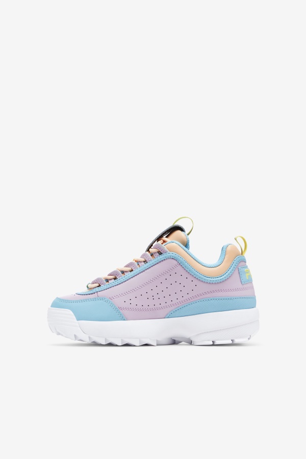 כחול/לבן/סחלב Fila Big Children\'s Disruptor 2 פרימיום