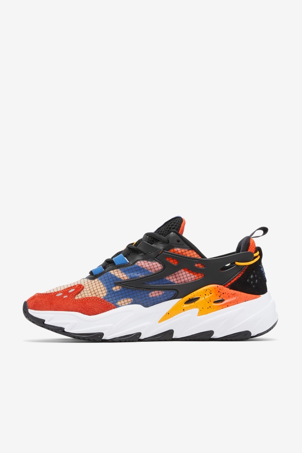 זעפרן/כחול/מנדרינה אדומה Fila Men\'s Ray Tracer Evo