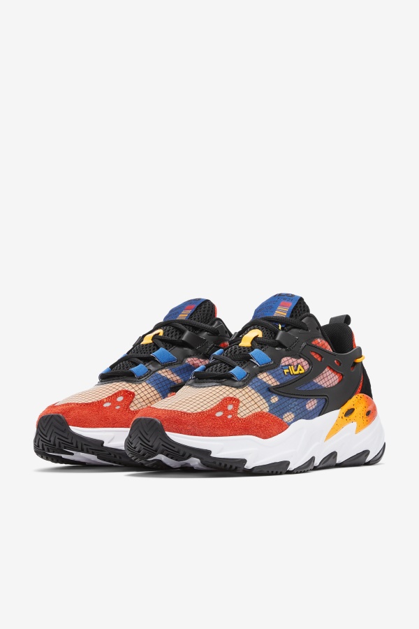 זעפרן/כחול/מנדרינה אדומה Fila Men\'s Ray Tracer Evo