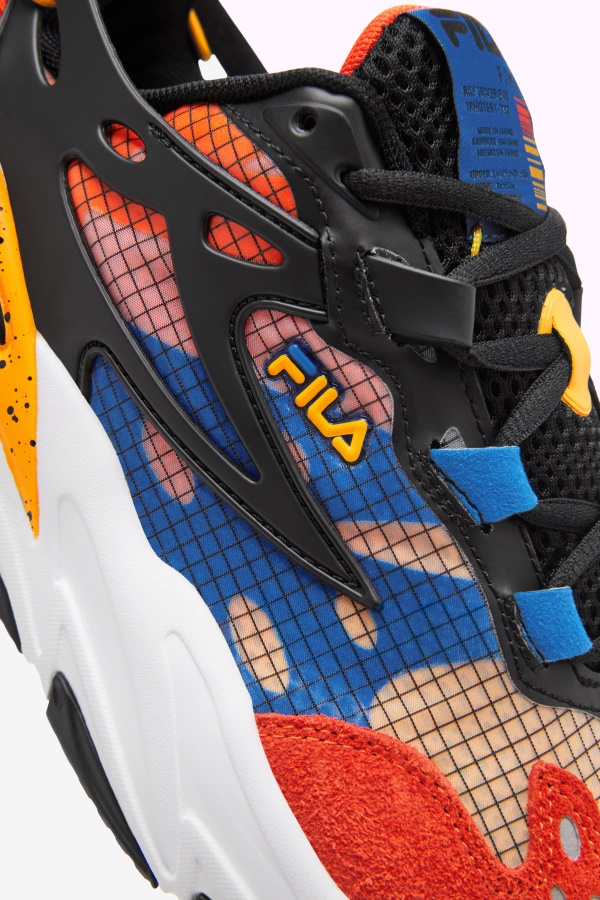 זעפרן/כחול/מנדרינה אדומה Fila Men\'s Ray Tracer Evo