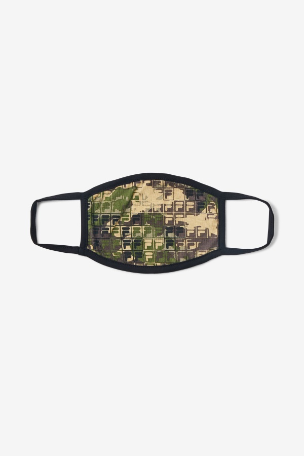 מסיכת לוגו הסוואה של Camo Multi Fila ירוקה