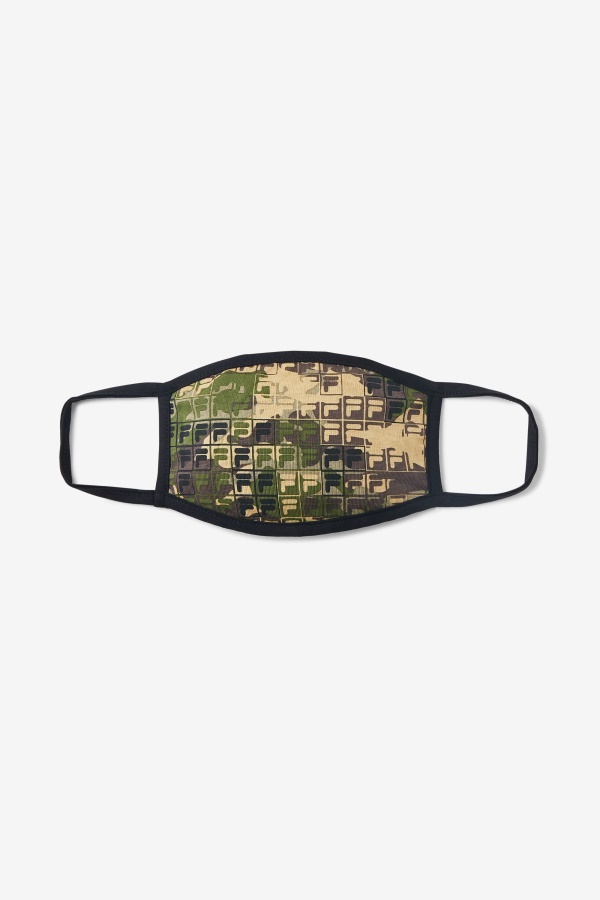 מסיכת לוגו הסוואה של Camo Multi Fila ירוקה