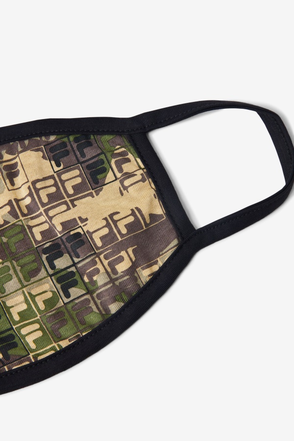מסיכת לוגו הסוואה של Camo Multi Fila ירוקה