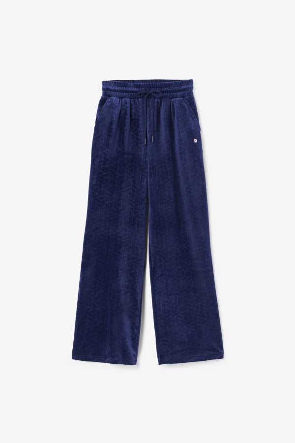 מכנסי טרנינג קטיפה Devika Fila Navy