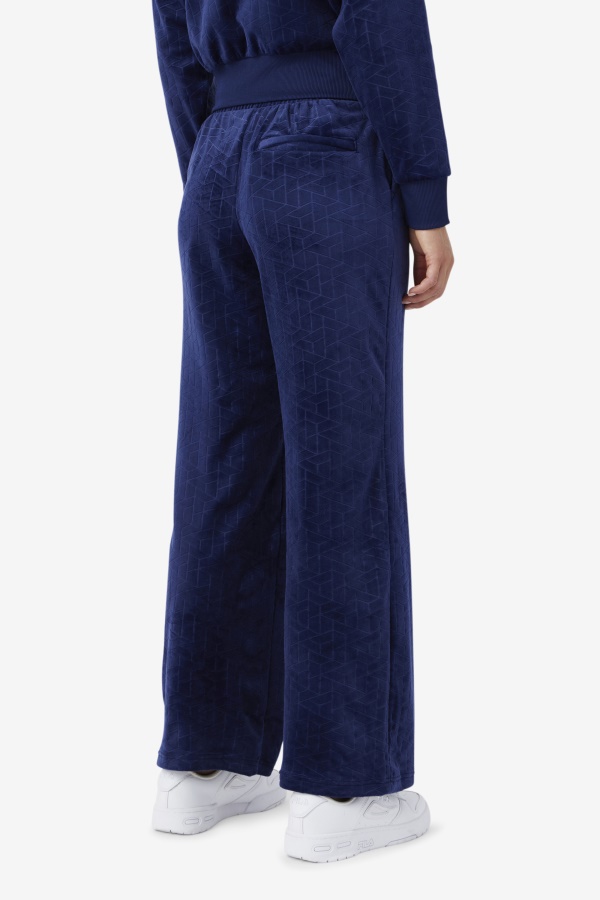 מכנסי טרנינג קטיפה Devika Fila Navy