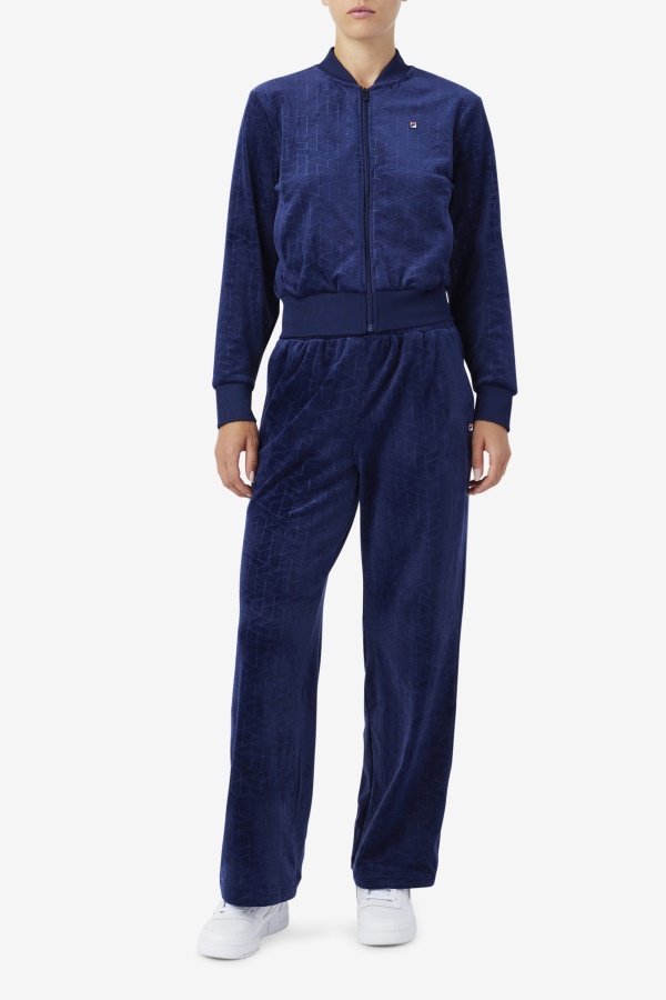 מכנסי טרנינג קטיפה Devika Fila Navy
