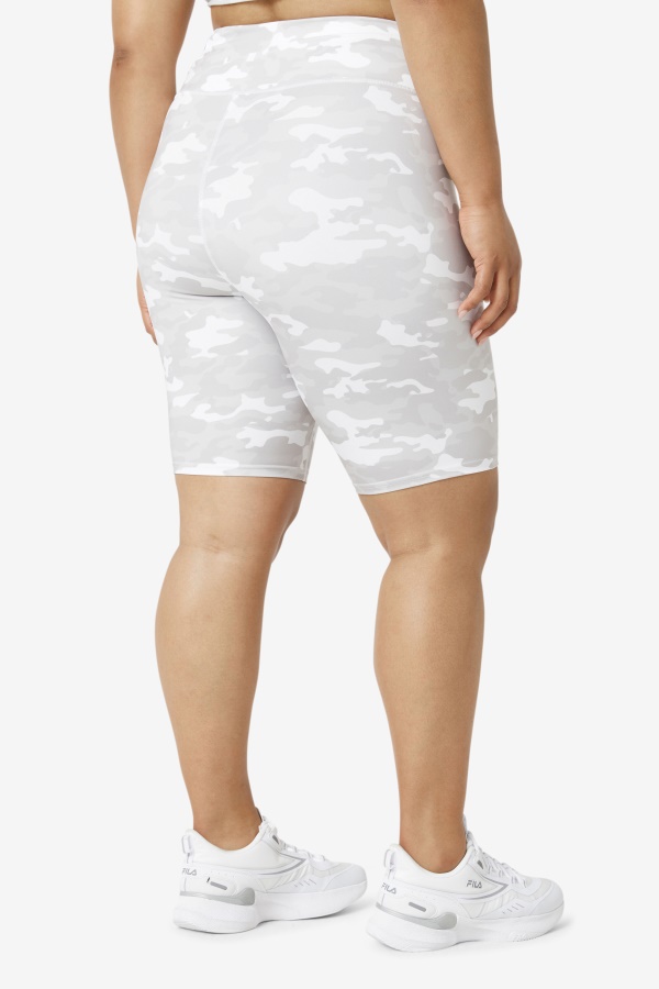 Fila White Forza 8\" Bike Short