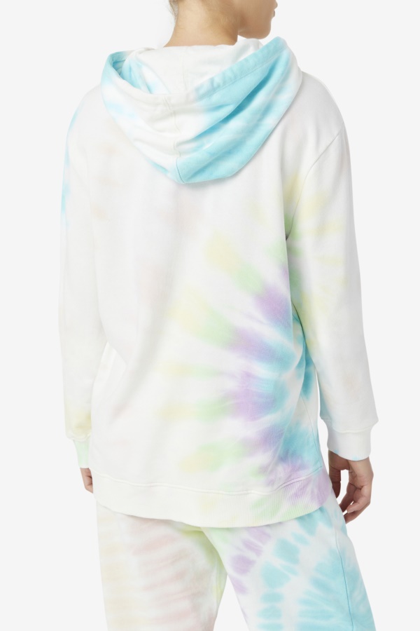 Fila כפול קרם Tie Dye Aerolynn Tie Dye קפוצ\'ון