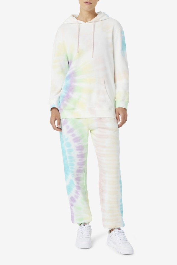 Fila כפול קרם Tie Dye Aerolynn Tie Dye קפוצ\'ון