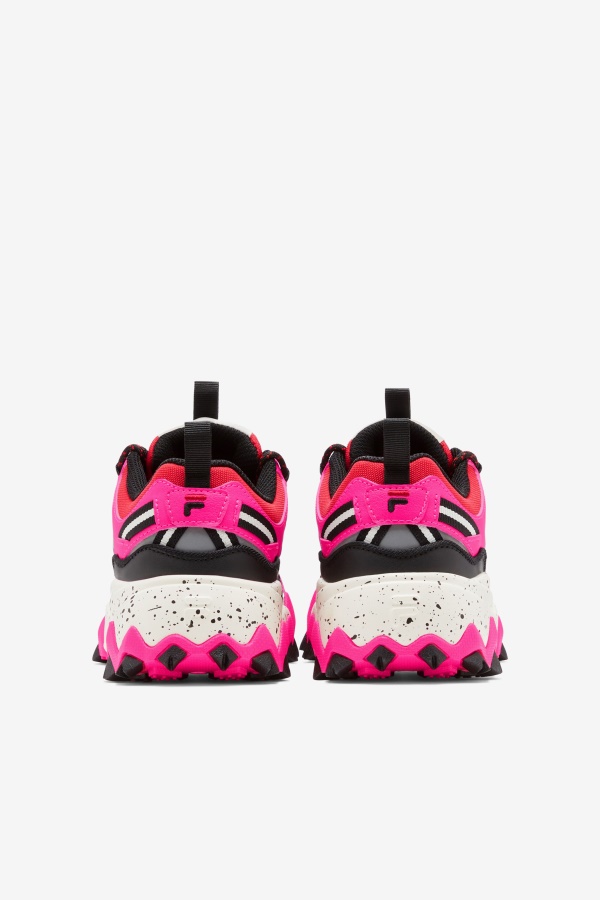 Fila נשים Oakmont Tr אדום/ורוד זוהר/שחור