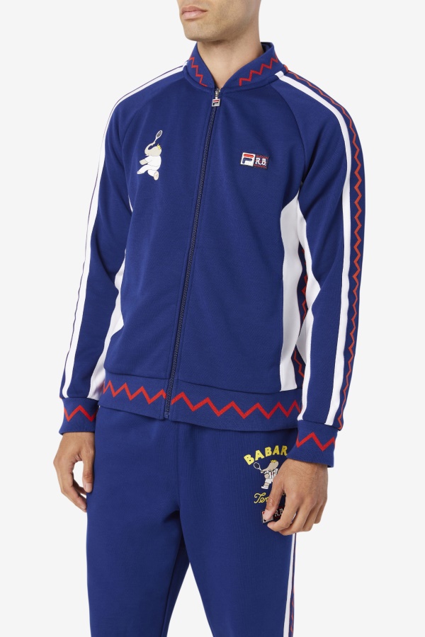 Fila X Rb Babar Iggy Jacket Fila Beacon כחול/לבן