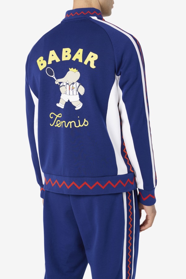 Fila X Rb Babar Iggy Jacket Fila Beacon כחול/לבן
