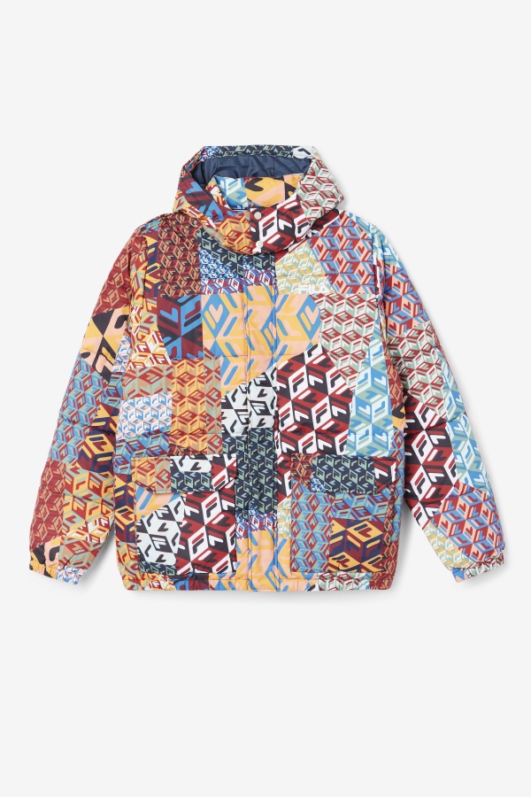 Jacket Vostok Outdoor Fila Ocean/צהוב/לבן