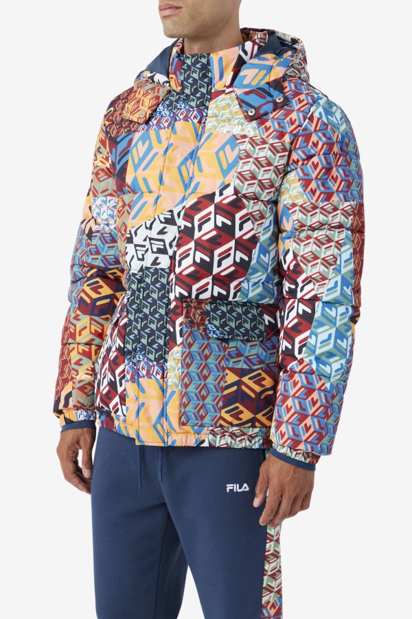 Jacket Vostok Outdoor Fila Ocean/צהוב/לבן