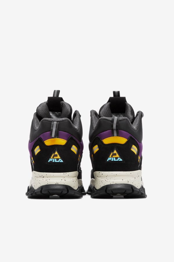 Fila Men\'s Ray Tracer Tr 2 אמצע שחור/סגול/שקנאי