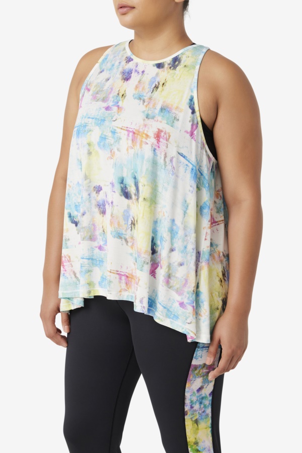Fila Tie Dye Fi-lux גופיית גב פתוחה