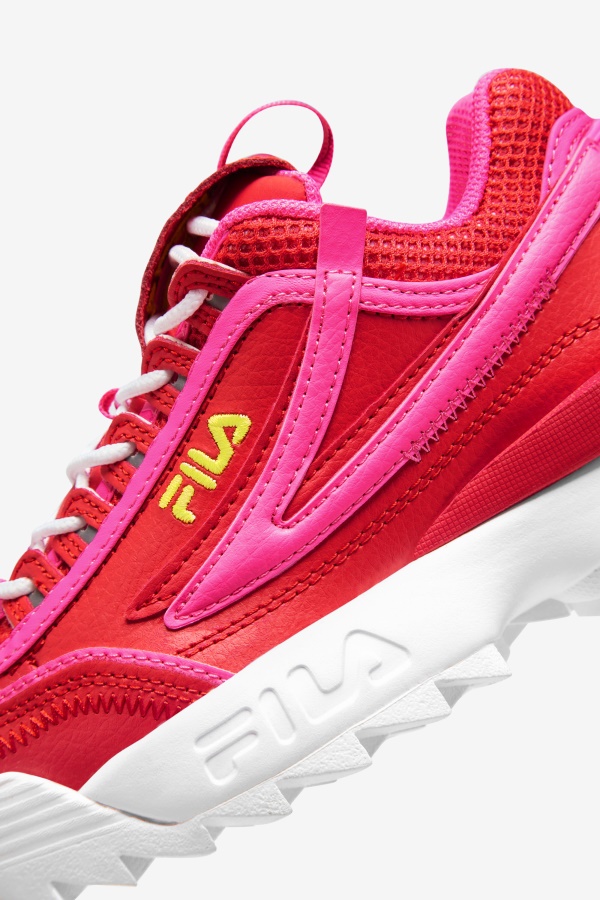 אדום/ורוד/צהוב Fila Big Kids\' Disruptor 2 Exp