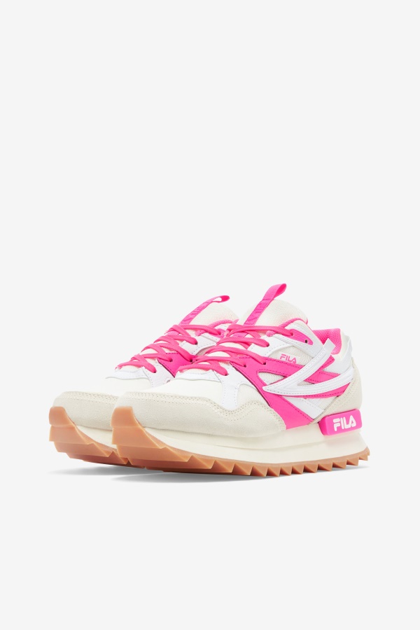 Fila Sandenal Orbit לנשים לבן/ורוד/לבן