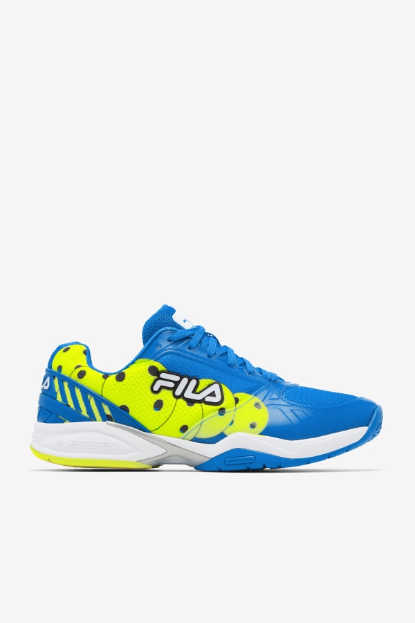 Fila Zone גברים כחול/לבן/צהוב