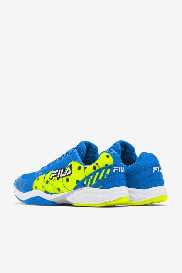 Fila Zone גברים כחול/לבן/צהוב