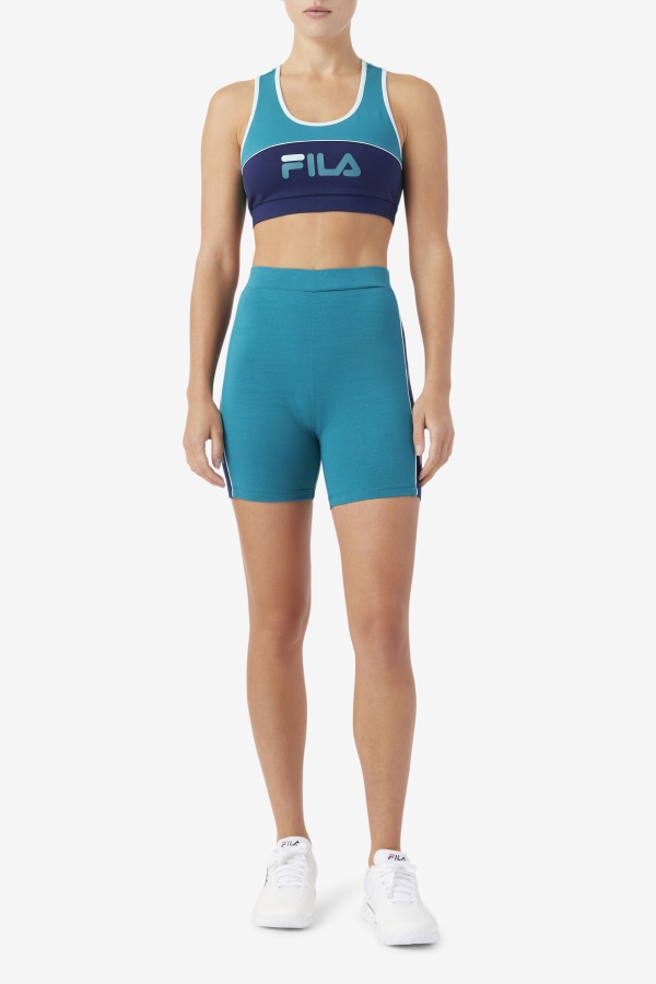קצר אופני Fila Deep Lake/navy/iced Aqua Davina