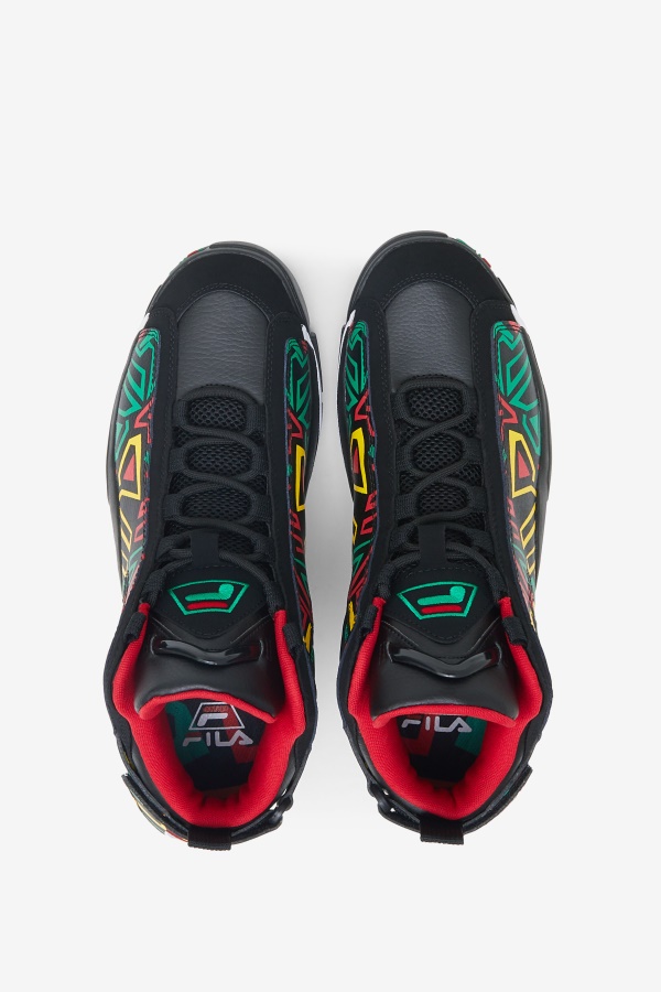 Fila Black/Jeli Sheuait/Lemon For Men Grant Hill 2