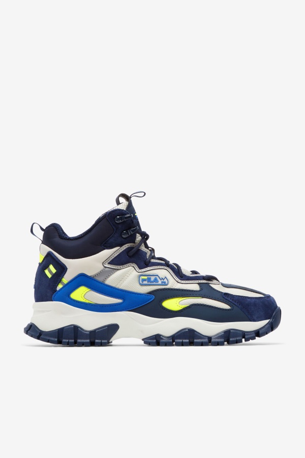 Fila Men's Ray Tracer Tr 2 Mid Pelican/blues/blue