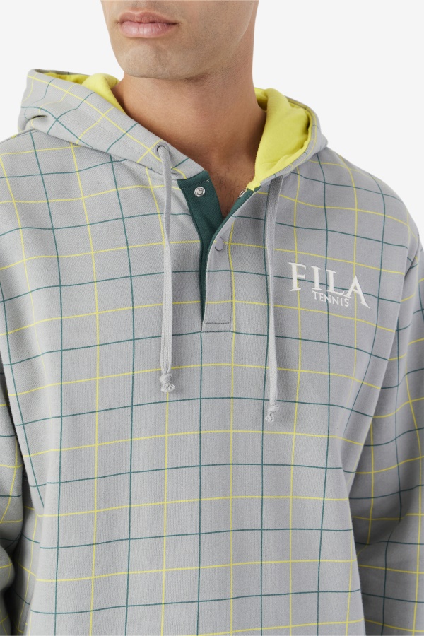 Rish Hoodie Fila Monument/צהוב/יוני באג