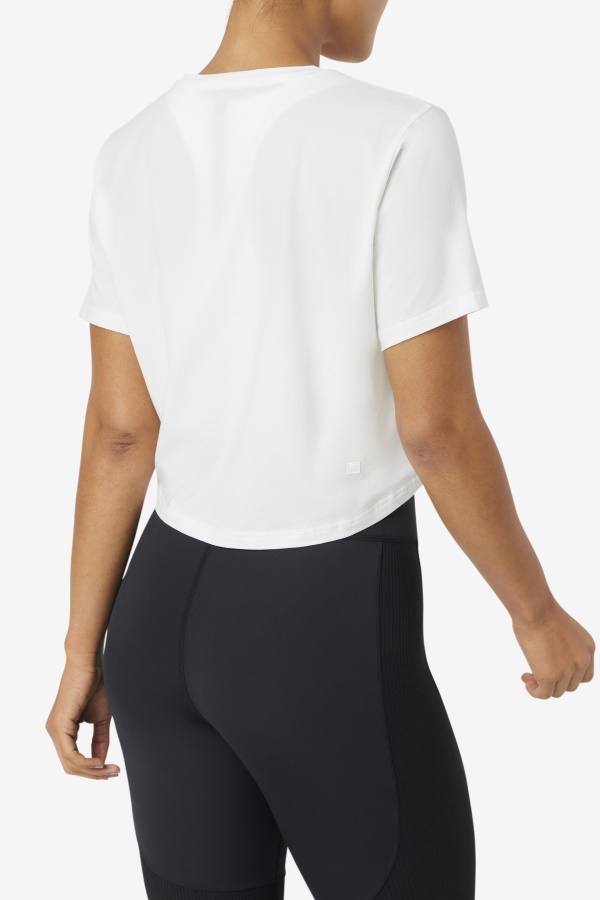 Fila White Fi-lux טופ קרופ גבוה-נמוך