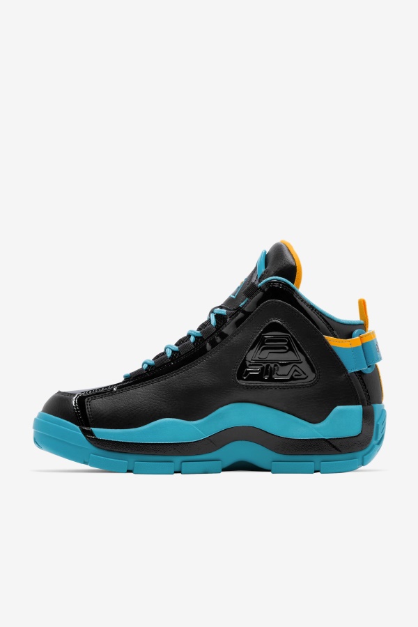 גברים Grant Hill 2 X Semi-pro Fila מותג שחור/צהבהב/זיניה