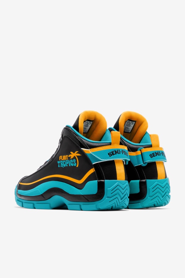 גברים Grant Hill 2 X Semi-pro Fila מותג שחור/צהבהב/זיניה