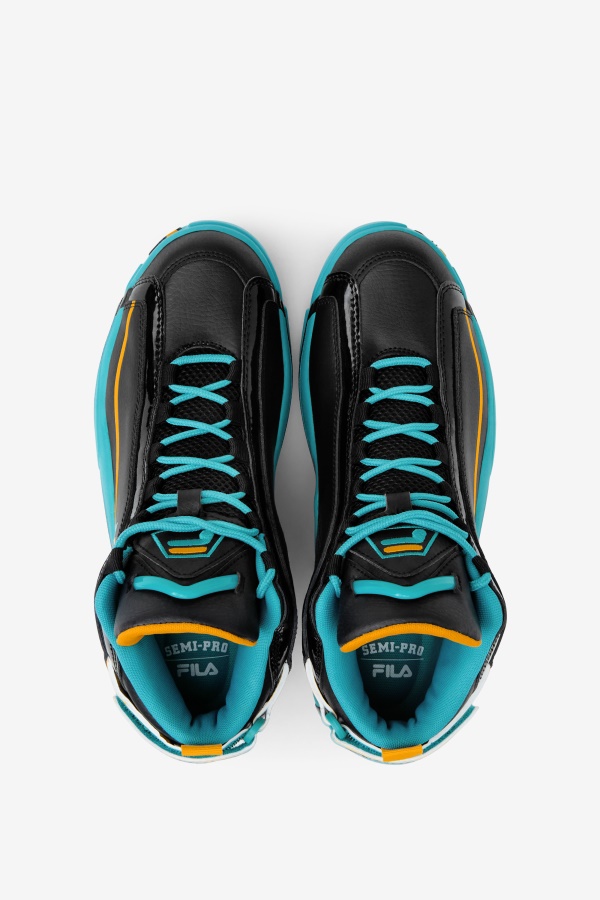 גברים Grant Hill 2 X Semi-pro Fila מותג שחור/צהבהב/זיניה