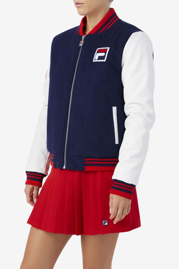 דואר Dixon Varsity Philly Navy/White/Edom