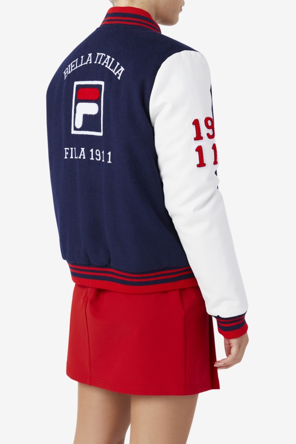 דואר Dixon Varsity Philly Navy/White/Edom