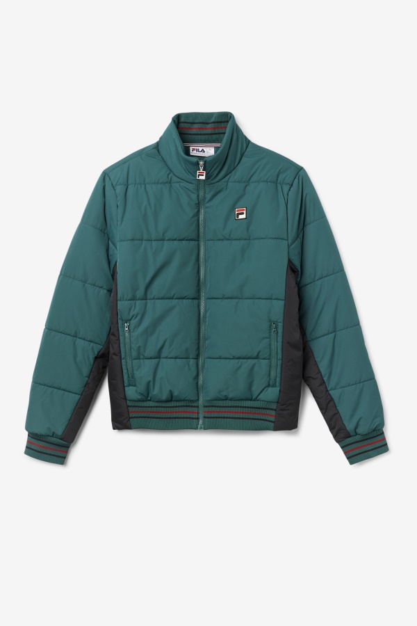 Two Watson Puffer Jacket June Bug/שחור