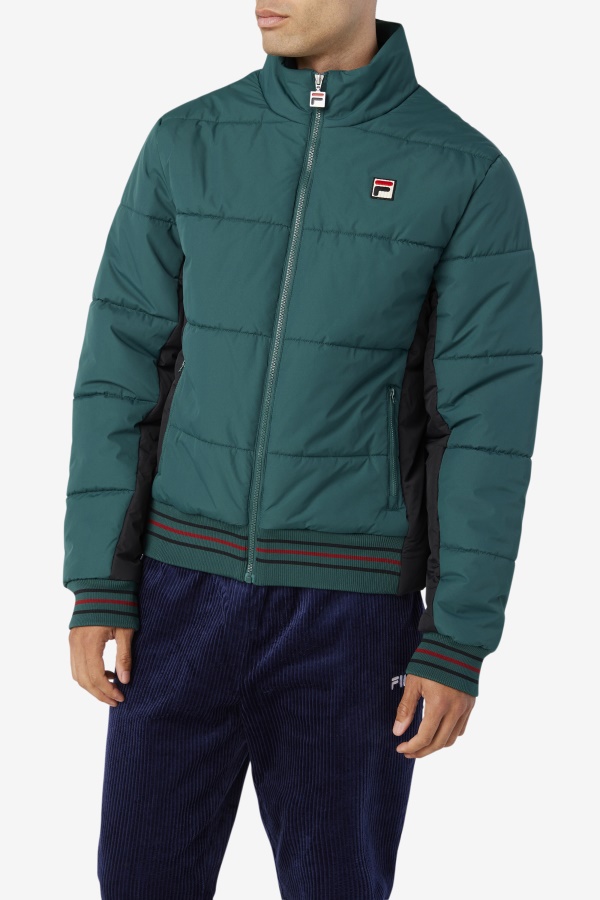 Two Watson Puffer Jacket June Bug/שחור