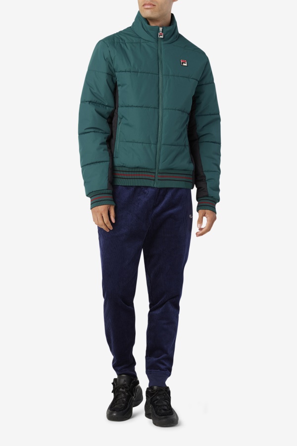 Two Watson Puffer Jacket June Bug/שחור