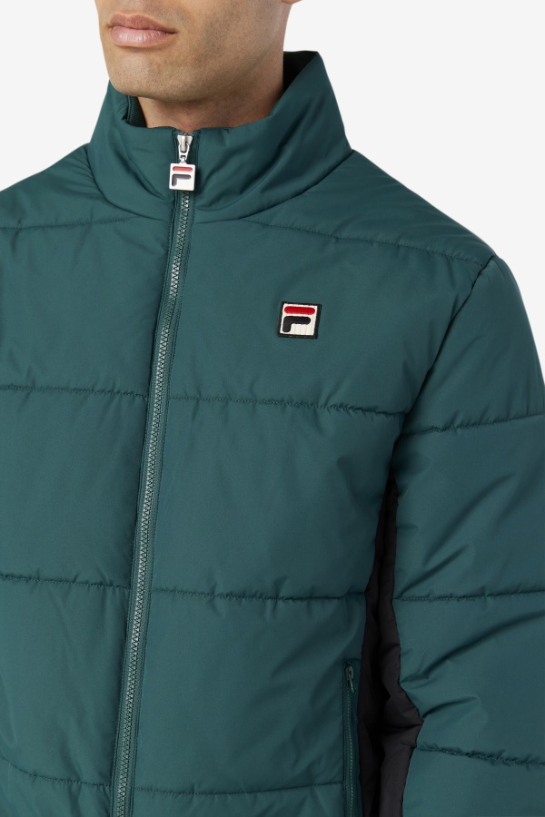 Two Watson Puffer Jacket June Bug/שחור
