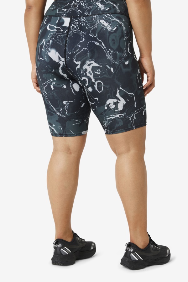 Black Marble Fila Forza 8\" Bike Short