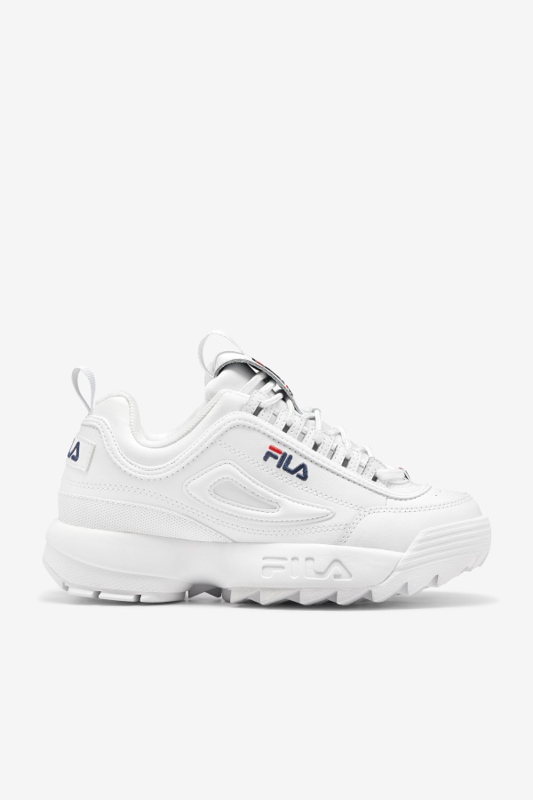 Fila White/navy/add Men Premium Disruptor 2