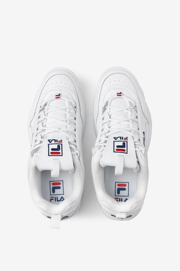 Fila White/navy/add Men Premium Disruptor 2
