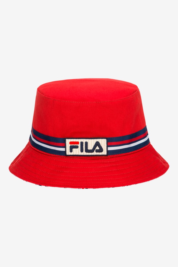 Fila כובע דלי הפיך אדום