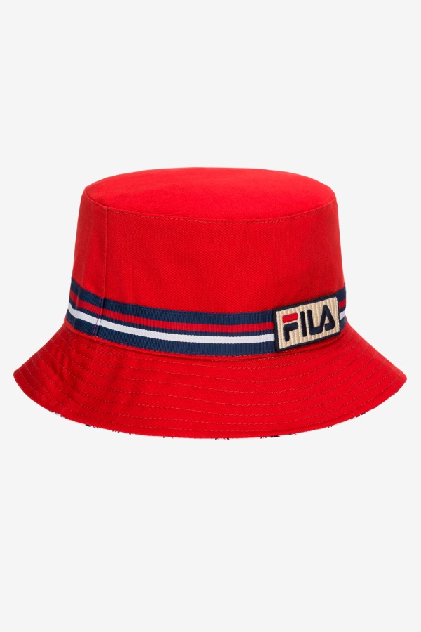 Fila כובע דלי הפיך אדום