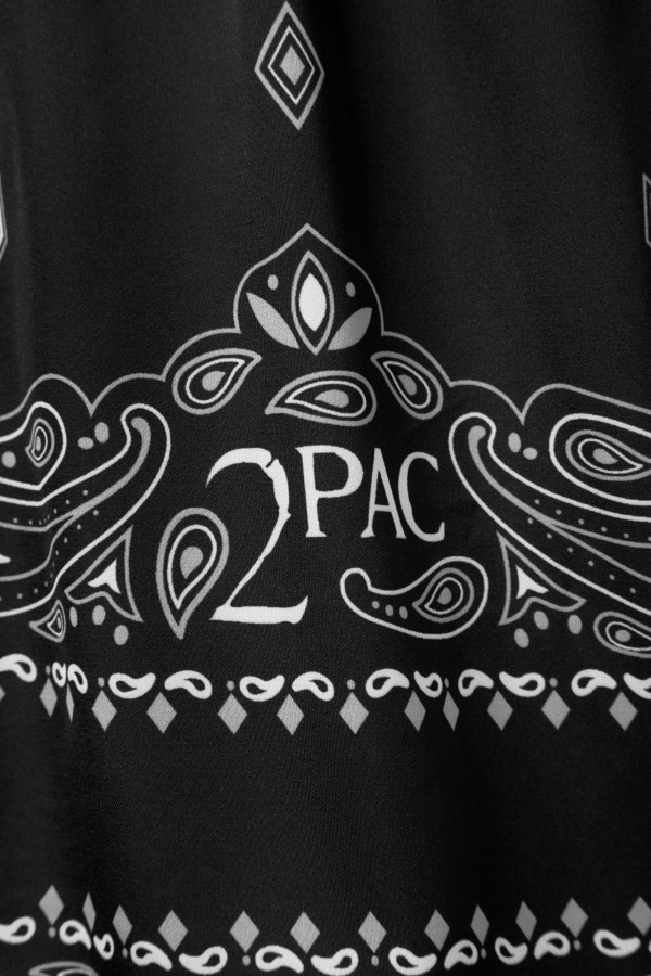 בנדנה מודפסת בוקסר שחור/לבן Fila 2pac