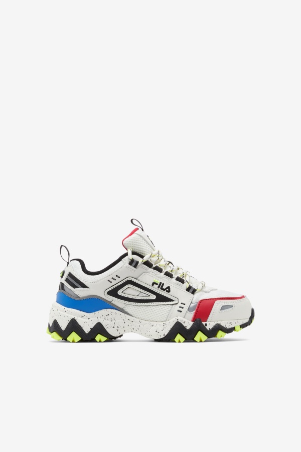 לבן/שחור/כחול Oakmont Tr Fila לילדים קטנים