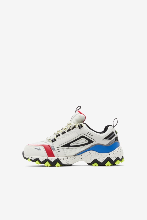 לבן/שחור/כחול Oakmont Tr Fila לילדים קטנים