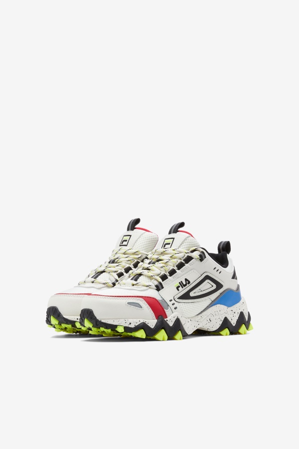 לבן/שחור/כחול Oakmont Tr Fila לילדים קטנים