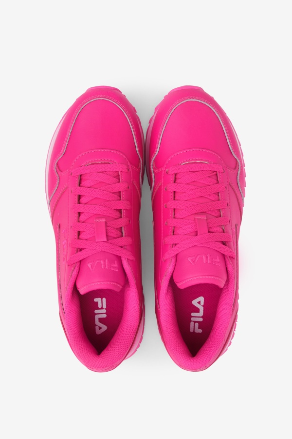 Fila פס מסלול נשים ורוד גלו/ורוד