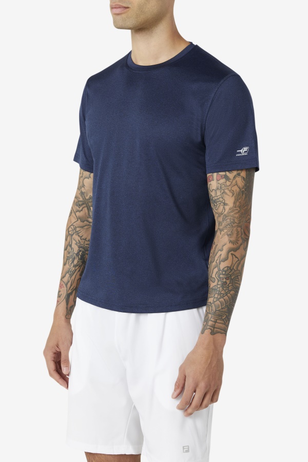 מכפלת סקאלופ חמוצים צוות Fila Navy Heather