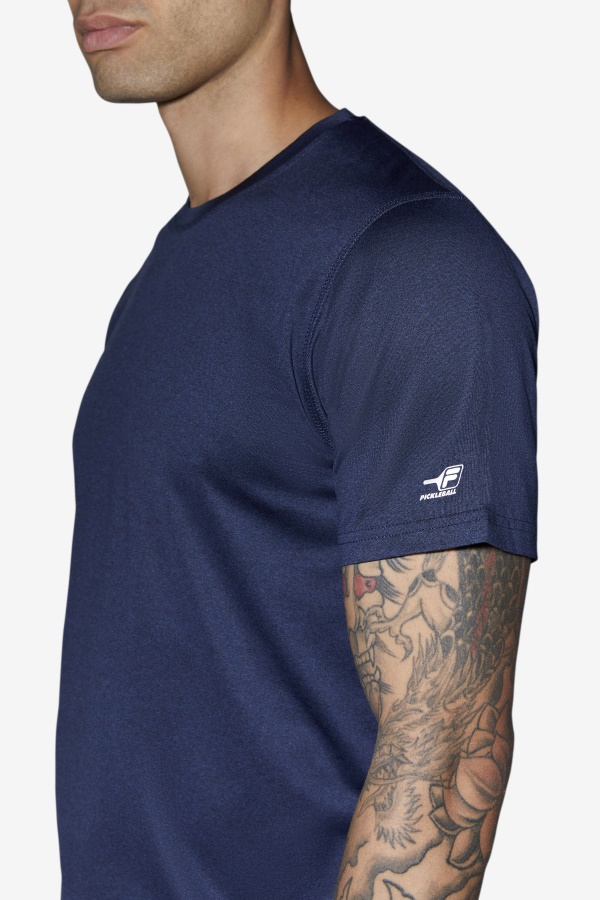 מכפלת סקאלופ חמוצים צוות Fila Navy Heather